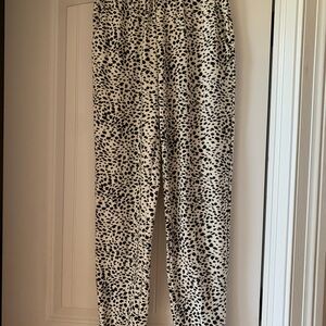 Black and White Spotted Pants